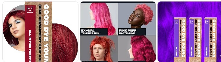 Good Dye Young Semi-Permanent Hair Dye Standard Range Explained. Shades, Fade Time, and Results